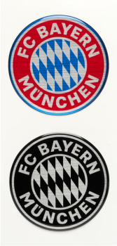 FC Bayern München - 3D Aufkleber Logo 2er Set